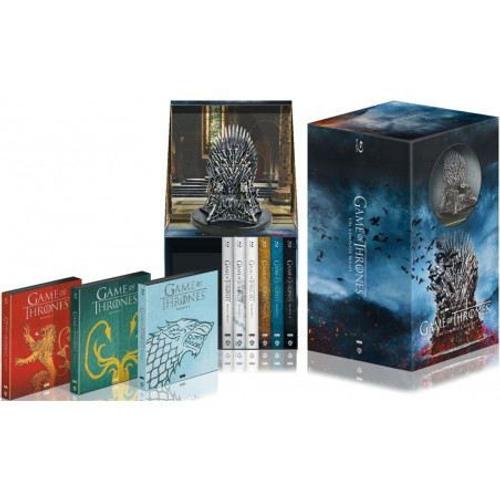 Game Of Thrones (Le Trône De Fer) - L'intégrale Des Saisons 1 À 8 - Édition Collector Iron Anniversary 10 Ans - Blu-Ray + Figurine Trône De Fer