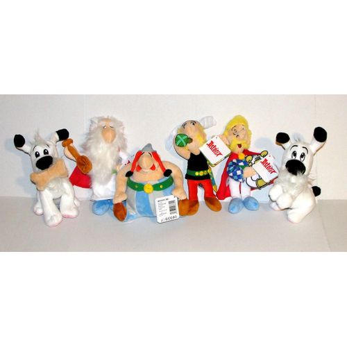 Peluche Asterix Lidl Collection Complete 2020 - Doudou Asterix Obelix Panoramix Idefix Assurancetourix