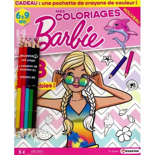 Mes Coloriages Barbie 3 + Crayons