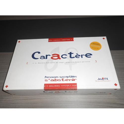 Caractère - Edition 2002