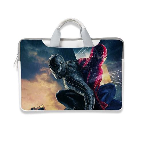 Sac À Main Spiderman Pour Macbook Air Pro, Sacoche À Manches Pour Ordinateur Portable Dell Acer Asus Hp - For 14 \ - Rose Rouge