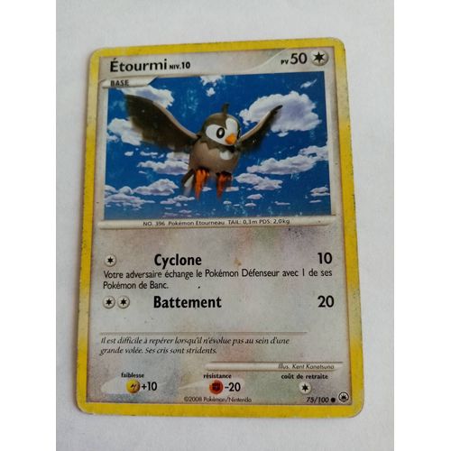 Carte Pokemon Diamant Et Perle - Aube Majestueuse : Etourmi 75/100