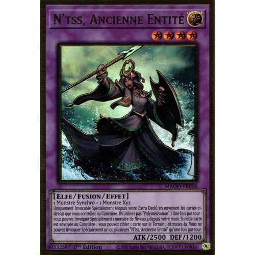 N'tss, Ancienne Entité - Mago-Fr026 En Fr Et Premium Gold Rare