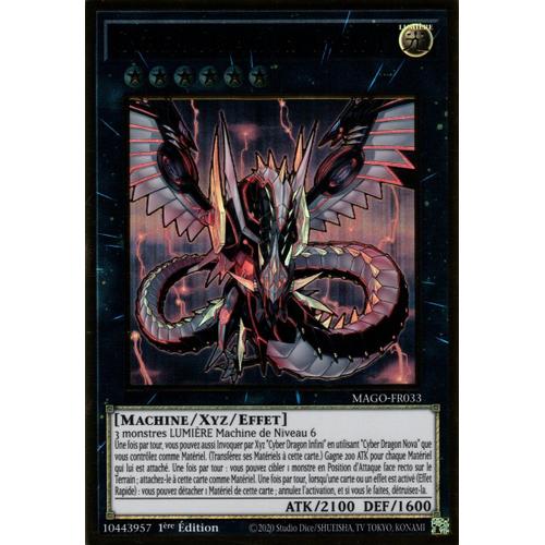 Cyber Dragon Infini - Mago-Fr033 / V1 En Fr Et Premium Gold Rare - Yu-Gi-Oh!