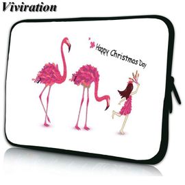 Sac d'ordinateur imprimé flamant rose pour femmes, sacoche à