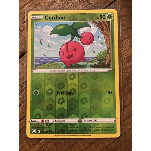 Carte Pokemon Ceribou Reverse 007/163