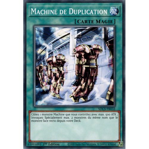 Yu-Gi-Oh! - Sdcs-Fr032 - Machine De Duplication - Commune 1ère Édition