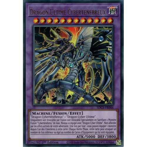 Yu-Gi-Oh! - Sdcs-Fr044 - Dragon Ultime Cyberténébreux - Ultra Rare 1ère Édition