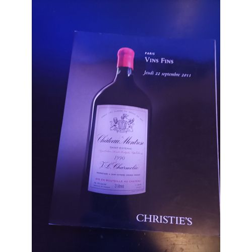 Vins Fins - Paris Jeudi 22 Septembre 2011