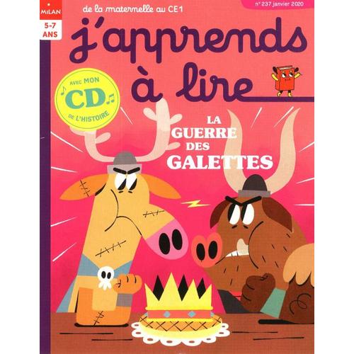 J'apprends À Lire 237 La Guerre Des Galettes + Cd