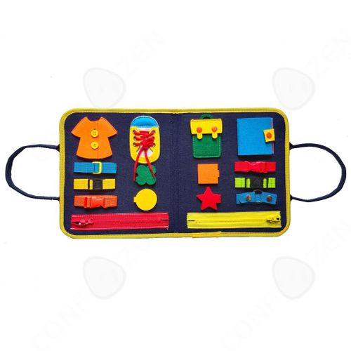 Confo® Jouets S'habiller Planche D'apprentissage Planche Occupée Jouets Aides Pédagogiques Feutre Planche D'apprentissage Exerciceca