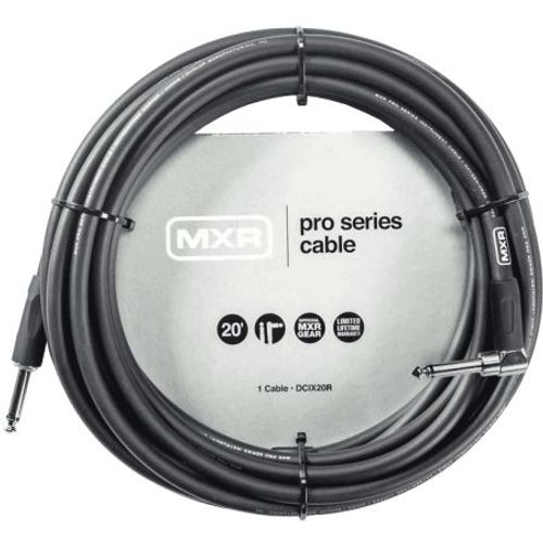 MXR DCIX20R - Câble jack-jack coudé 6m série pro
