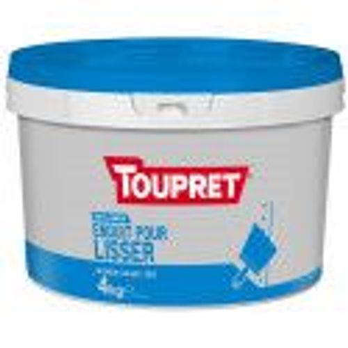 Enduit de lissage F pâte à lisser petites imperfections 4kg TOUPRET