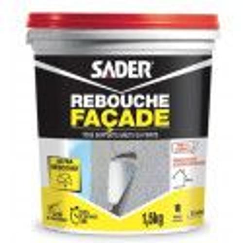 Enduit de rebouchage spécial façade tous supports pâte 1.5kg SADER