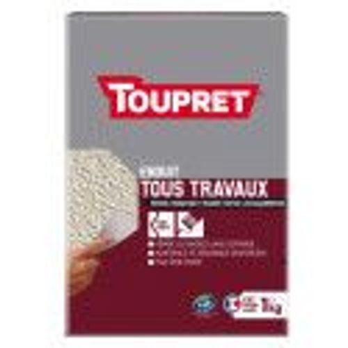 Enduit tous travaux r?paration murs ext?rieurs poudre 1kg TOUPRET
