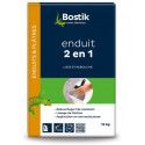 Enduit 2 en 1 lissage et rebouchage poudre 15kg BOSTIK