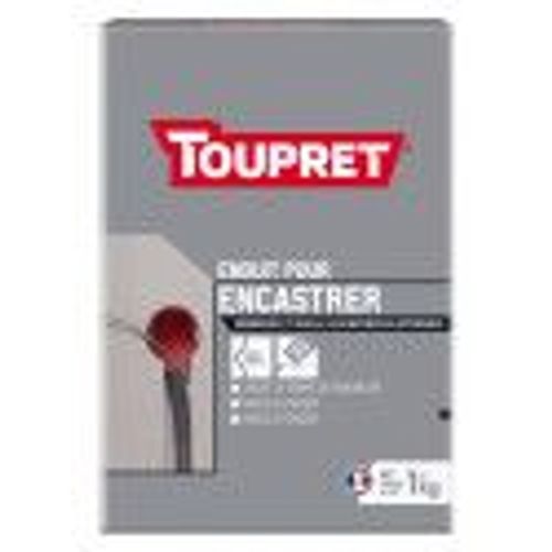 Enduit pour encastrer bo?te gaine ?lectrique poudre 1kg TOUPRET