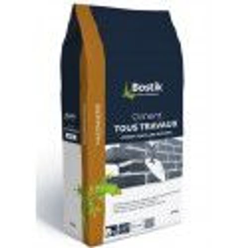Ciment tous travaux Bostik - Blanc - Sac 5 kg