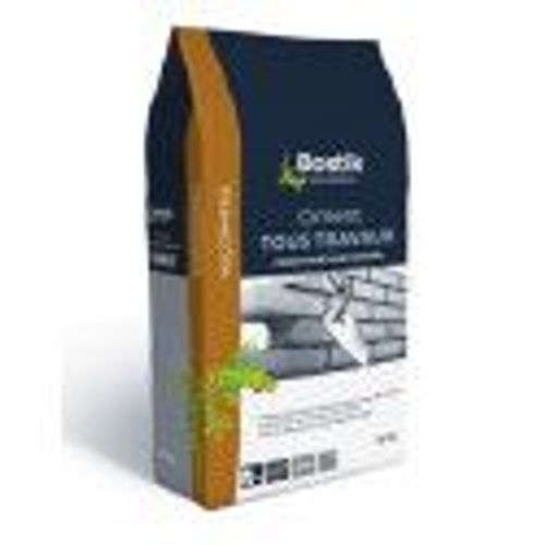 Ciment tous travaux Bostik - Gris - Sac 10 kg