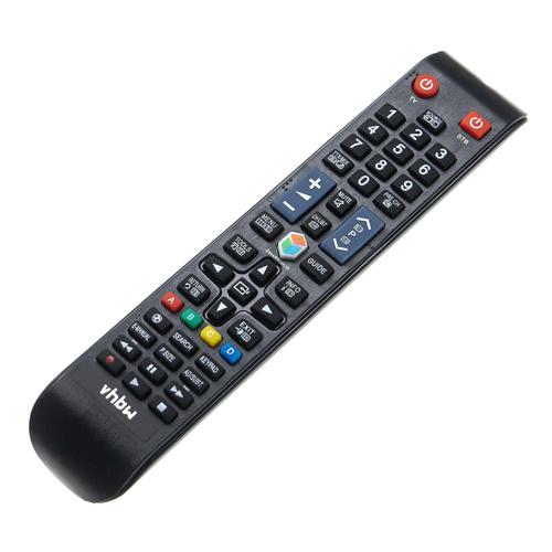 vhbw Télécommande multifonction compatible avec Samsung UE46H5373, UE46H6273, UE48H6200 Home cinéma télévision Blu-Ray Hi-Fi