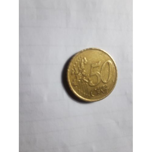 Pièce De 50 Centimes D'euros , Reine Béatrix Année 2000. Rare