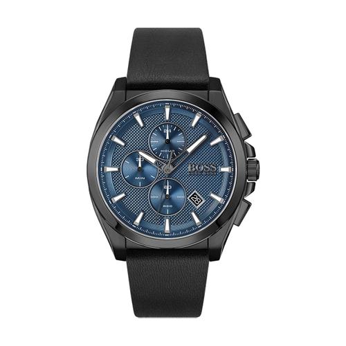 Montre Homme Hugo Boss Black Sport Lux En Cuir Noir