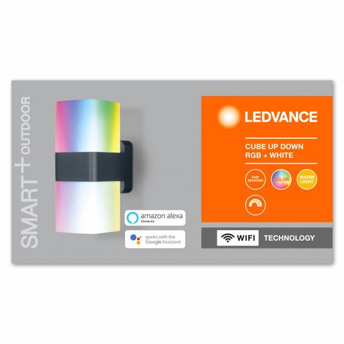 Ledvance - Smart+ Outdoor Cube Updown Rgbw Wall Light