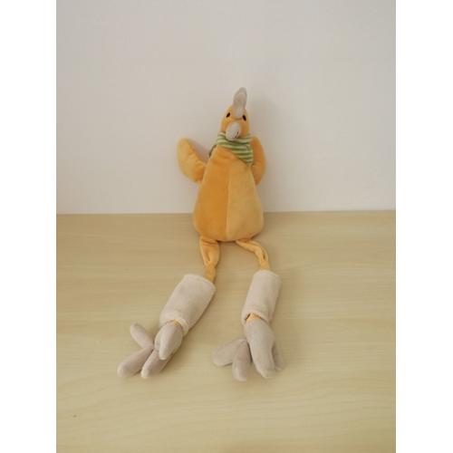 Doudou Poule Coq Poussin Jaune Les Petites Marie