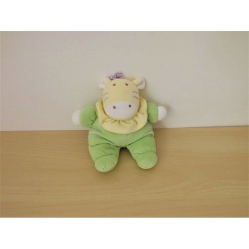 Doudou Cheval Jaune Vert Tex