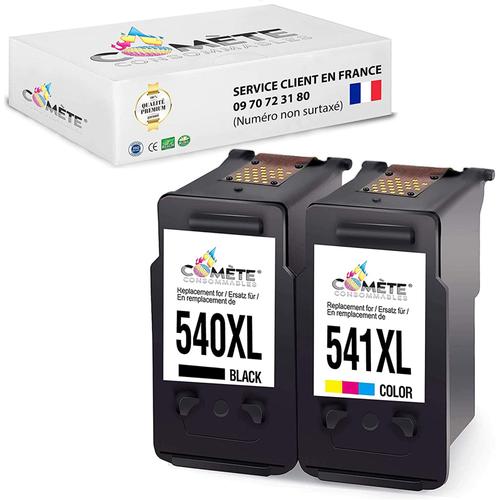 540 541 XL - 2 cartouches compatibles CANON PG540 CL541 PG-540 CL-541 540XL 541XL - Noir et Couleur