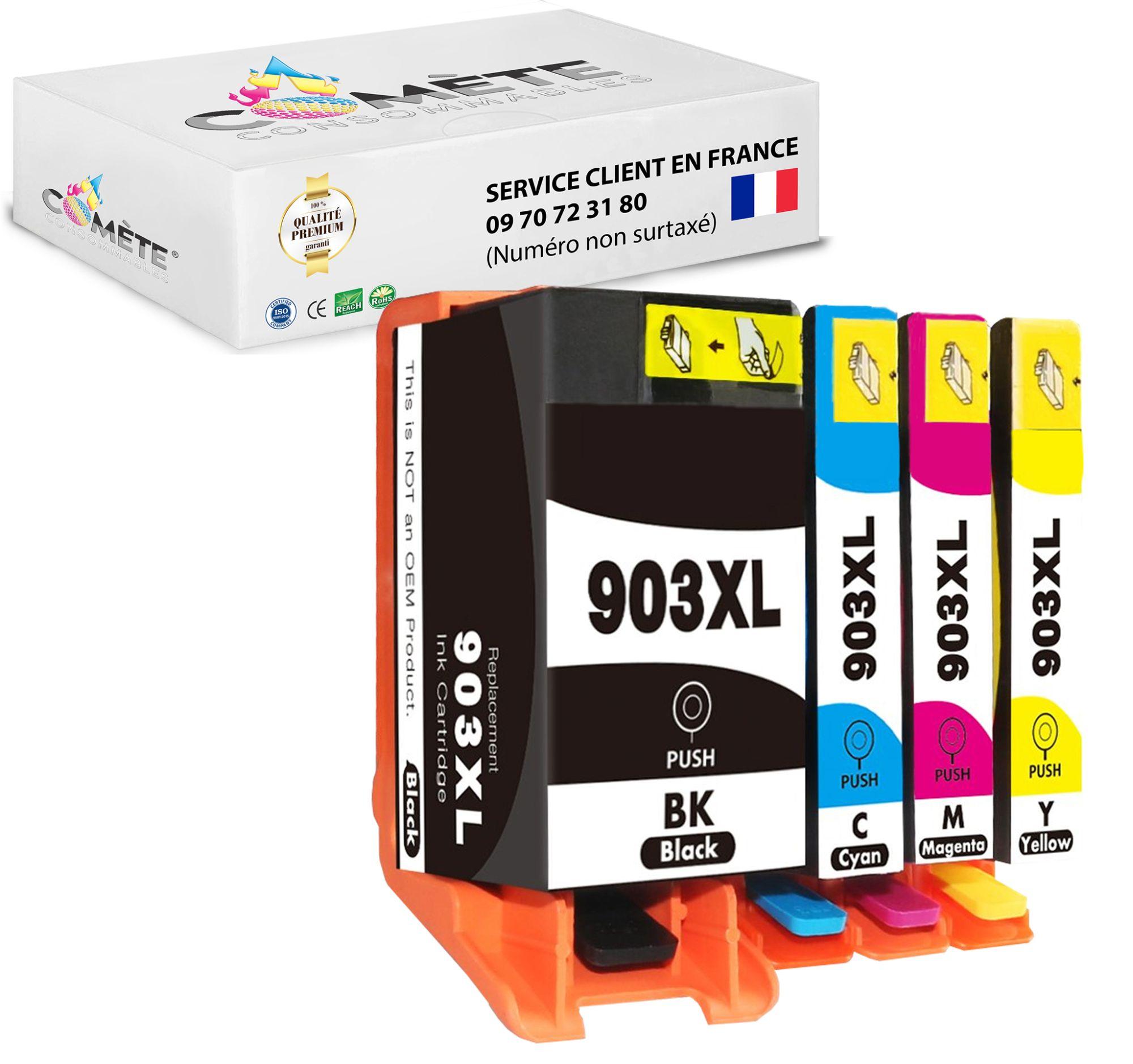 Cartouche d'encre 903XL pour imprimante HP 903, Compatible avec