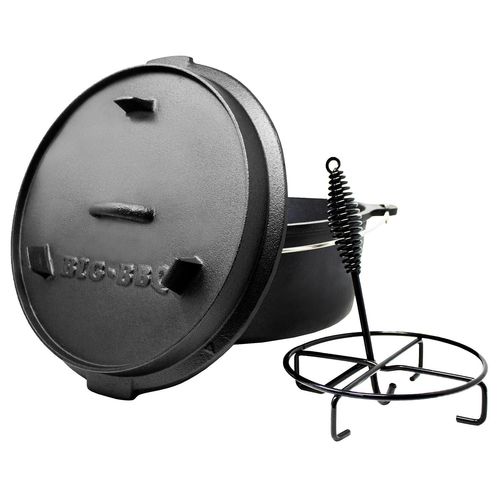 Four Hollandais - Guernsey Premium 12.0 - Poêle À Barbecue Pour Cuisiner, Braiser Ou Rôtir