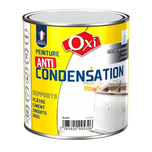 Peinture anti condensation isolation thermique pièces murs plafonds humides 0.5L OXI