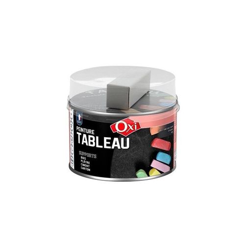 Peinture tableau à écrire mat sans reflet pour créer tableaux penses-bêtes Noir 250ML OXI