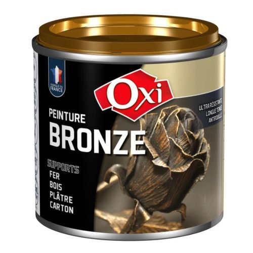 Peinture antirouille à effet métal Bronze satiné tous supports 60ML OXI