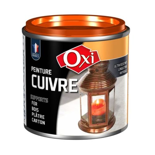 Peinture antirouille à effet métal Cuivre satiné tous supports 60ML OXI