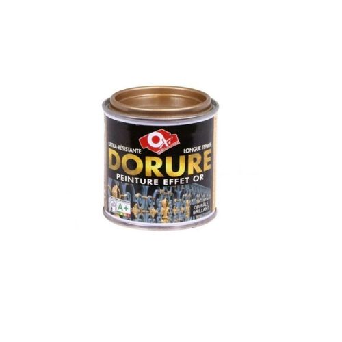 Peinture dorure or pâle antirouille à effet métal satiné tous supports 60ML OXI
