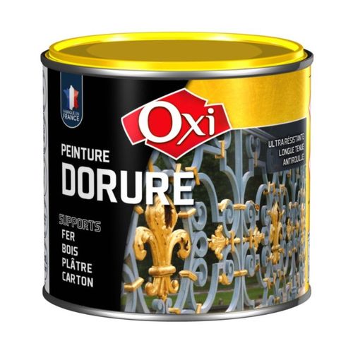 Peinture dorure or riche antirouille à effet métal satiné tous supports 60ML OXI