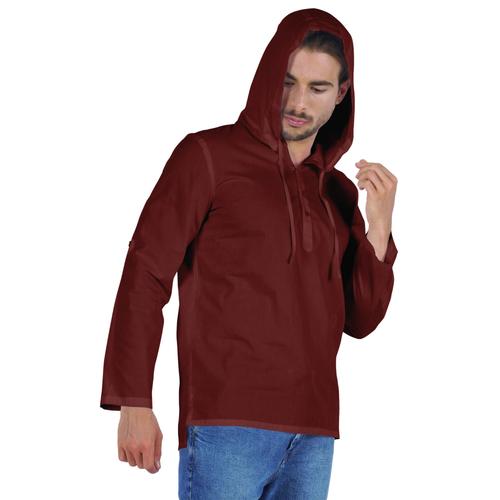 Atasi Homme Capuche Kurta Manches Compltes D'usure Ethnique