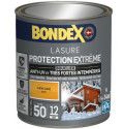 Lasure protection extrême 12 ans bouclier anti UV Très fortes intempéries Chêne doré BONDEX