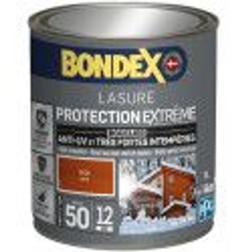 Lasure protection extrême 12 ans bouclier anti UV Très fortes intempéries Teck BONDEX