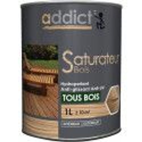 Saturateur protection bois hydroperlant anti UV Teinte Incolore 1L ADDICT