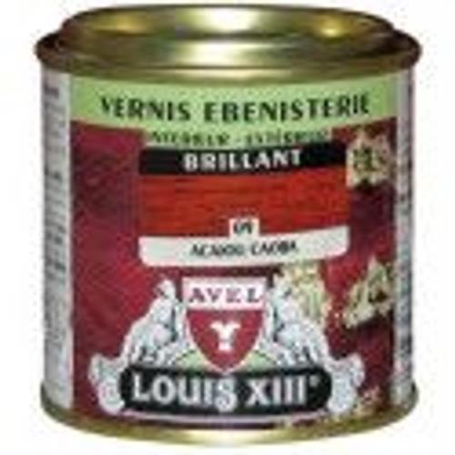 Vernis ébénisterie résine polyuréthane protection bois Acajou brillant 125ML LOUIS13 AVEL