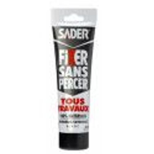 Colle fixer sans percer extra fort 100% mat?riaux tube 100ml SADER