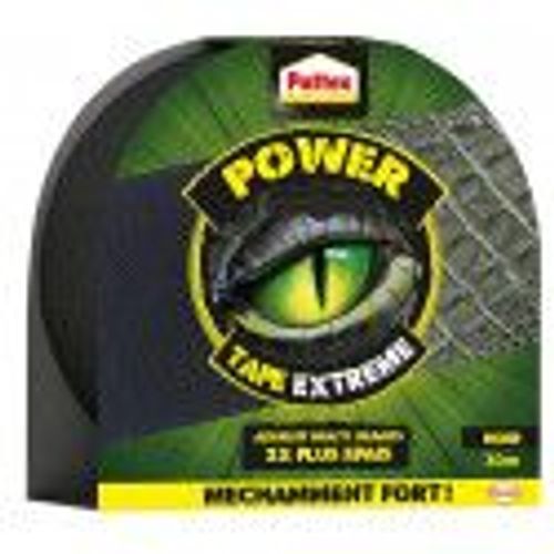 Ruban adhésif réparation résistance extrême Noir 30M X 48MM POWER TAPE EXTREME PATTEX