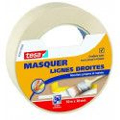 Adh?sif masquage lignes droites protection peinture 30mm x 50m TESA