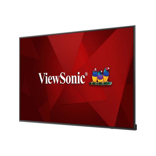 ViewSonic cde7520 - Classe de diagonale 75" écran LCD rétro-éclairé par LED - signalisation numérique - 4K UHD (2160p) 3840 x 2160 - LED à éclairage direct