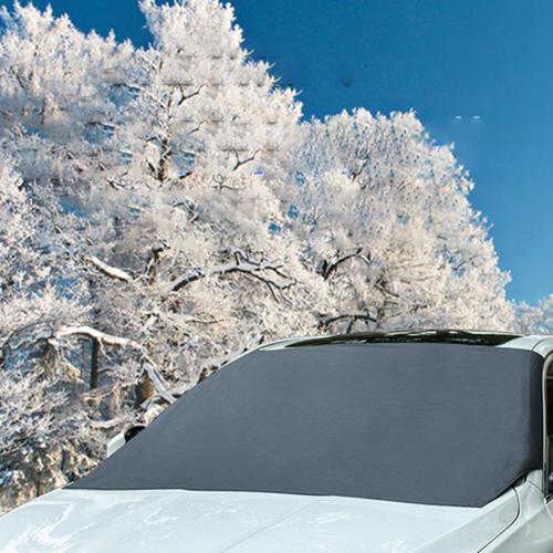 Bouclier magnétique de neige pour pare-brise de voiture, couverture de bloc  de neige en tissu