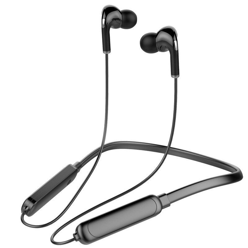 Écouteur sans fil suspendu Bluetooth 5.0 casque de réduction de bruit de sport 