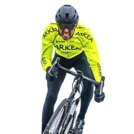 Hiver cyclisme Pro quipe Arkea Samsic Fluorescent couleur veste